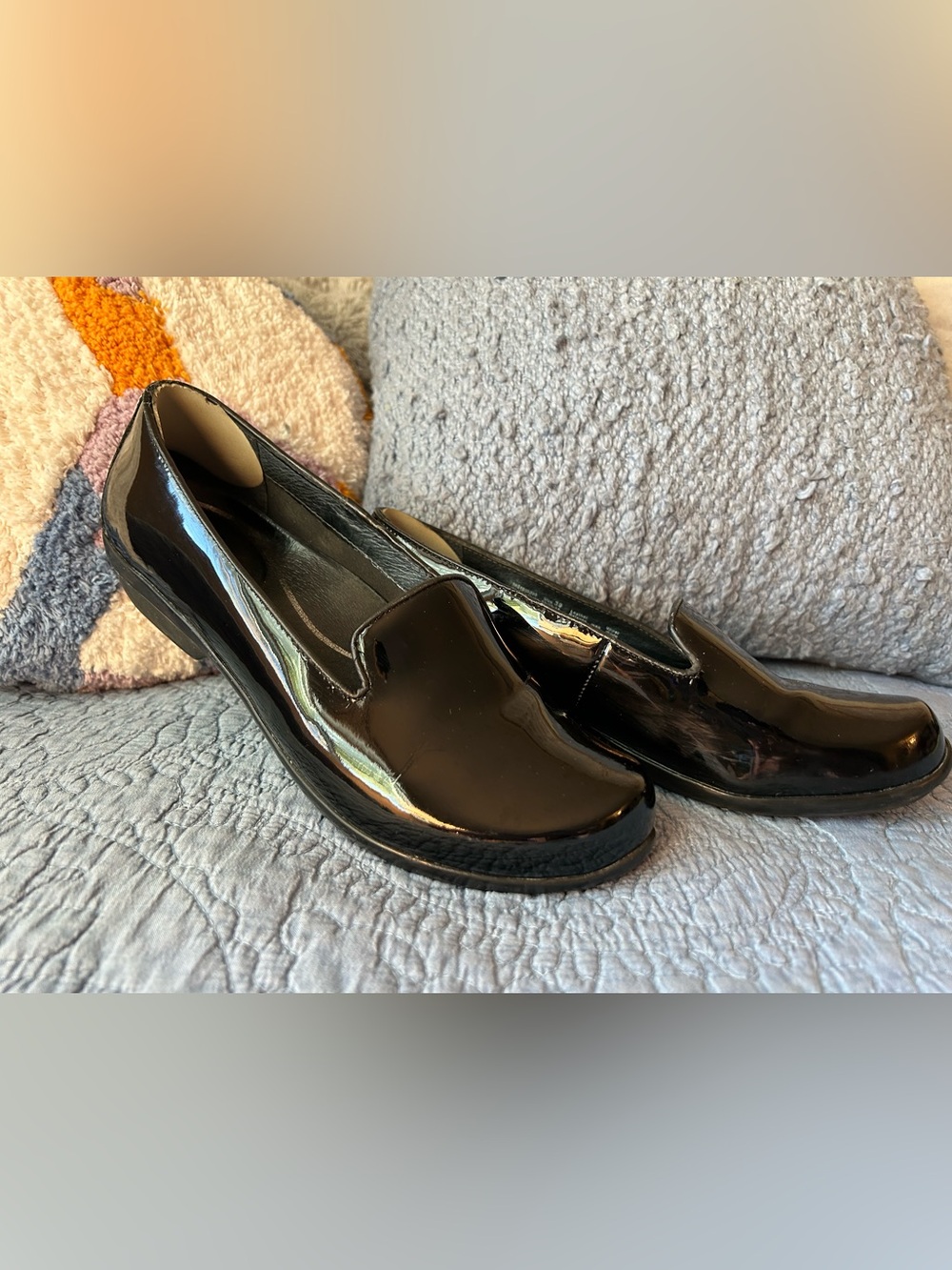 Dansko Patent Leather Slip On Loafers